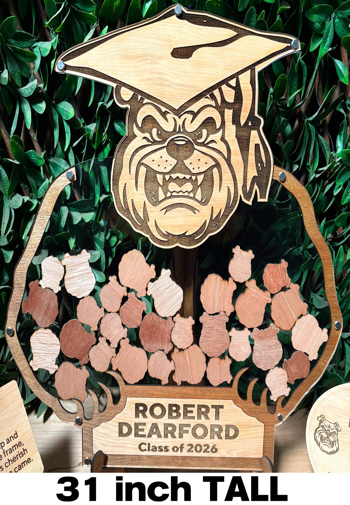 BULLDOG Graduations Guest Book Alternative