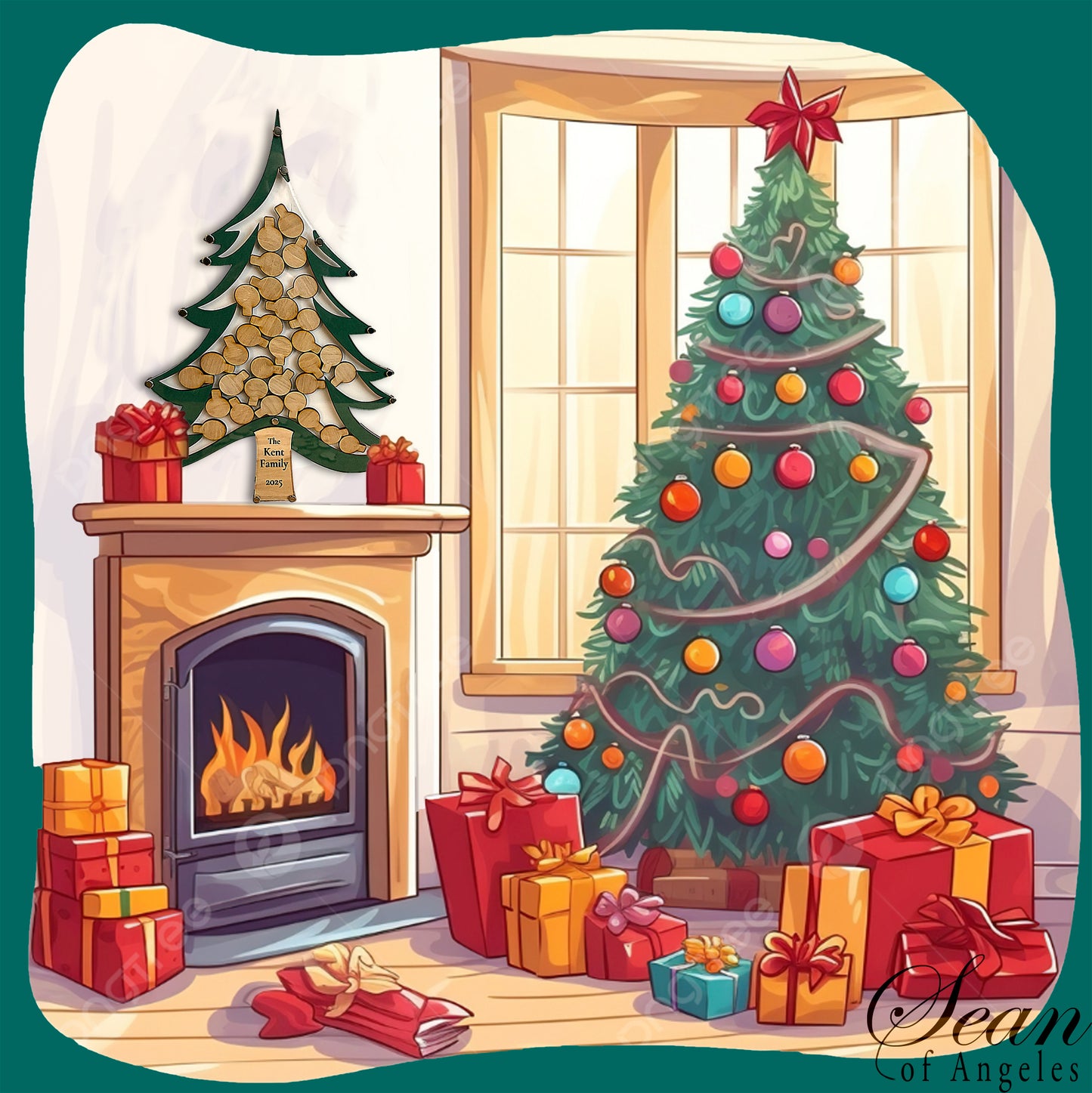 Christmas Tree Guest Book