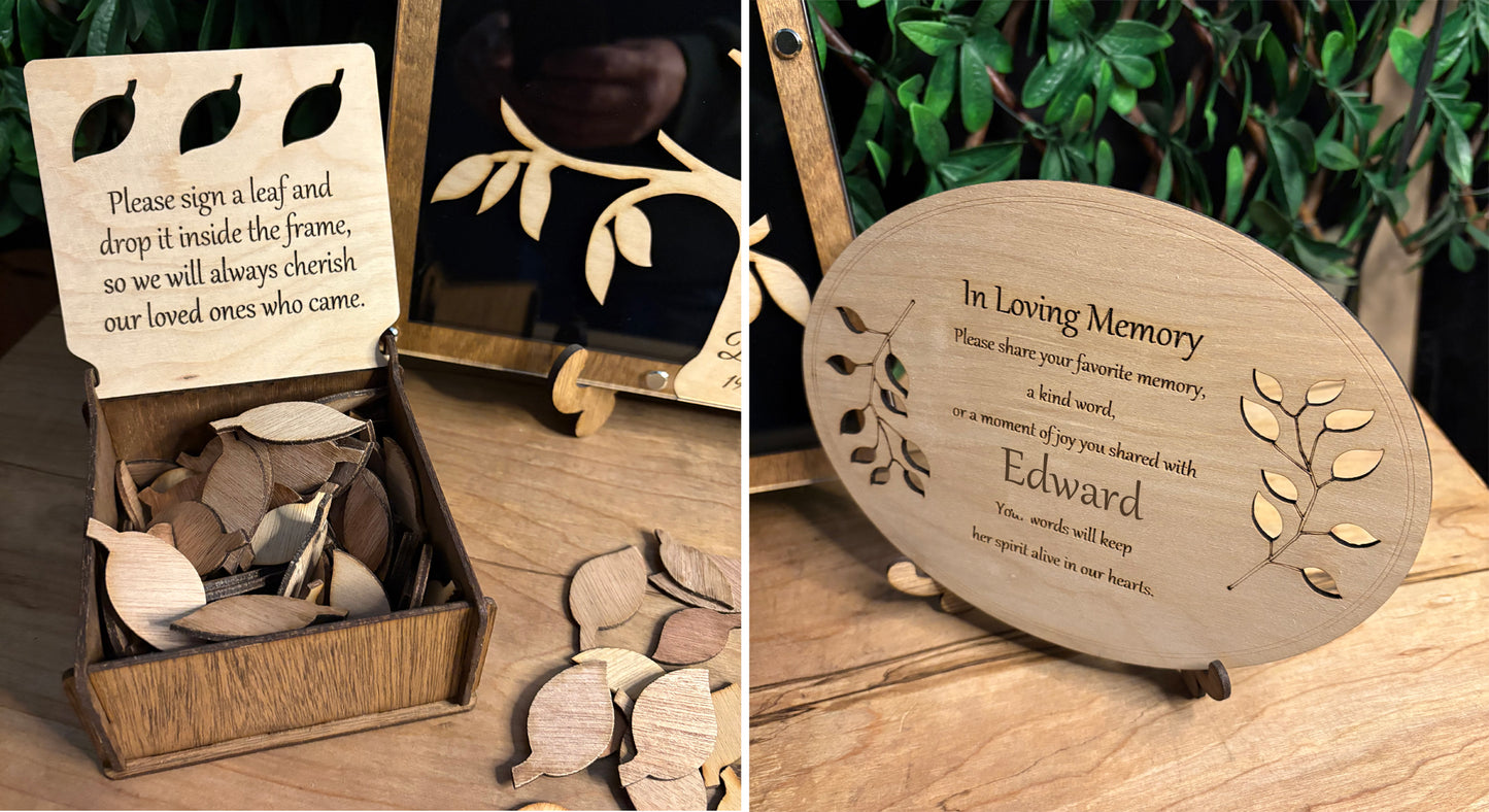 Celebration Of Life Rectangle Guest Book