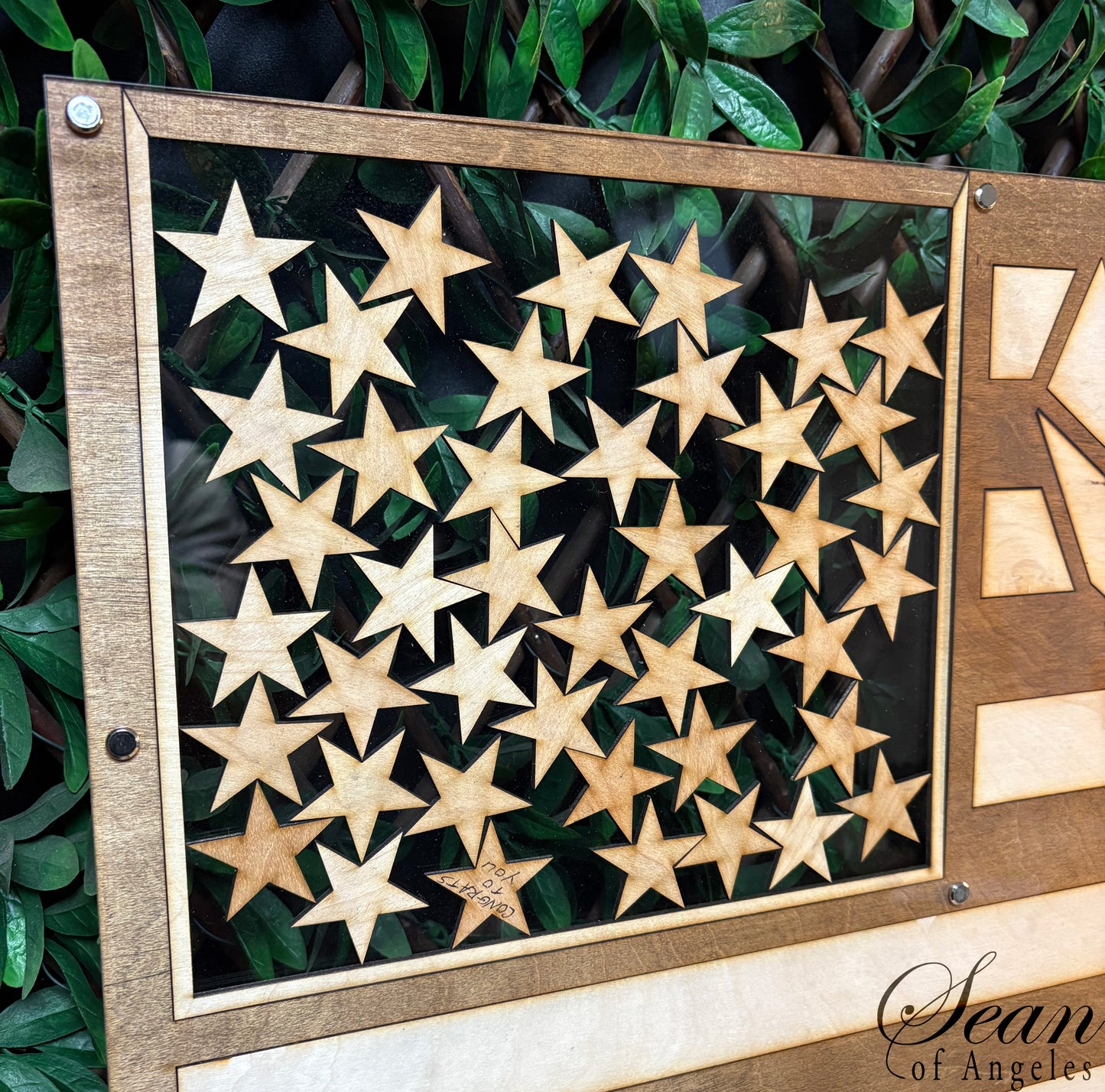 U.S. AIR FORCE On Flag 31"x21" | Veteran Patriotic Guest Book