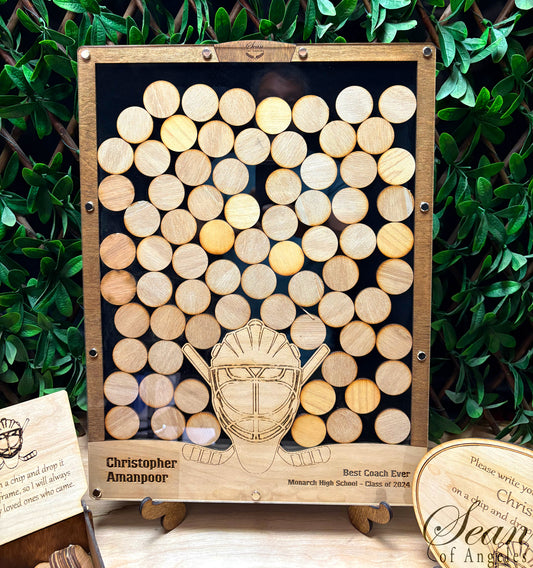 ICE HOCKEY GAULIE HELMET Guest Book