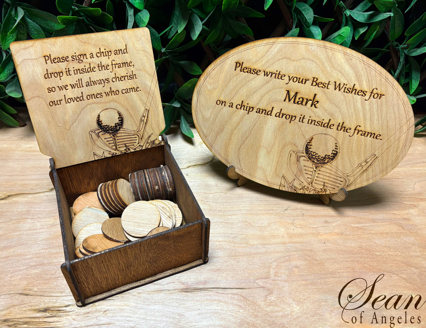 GOLF LOVER Guest Book, Golf Couch Gift, Retired & Ready to Par-Tee!