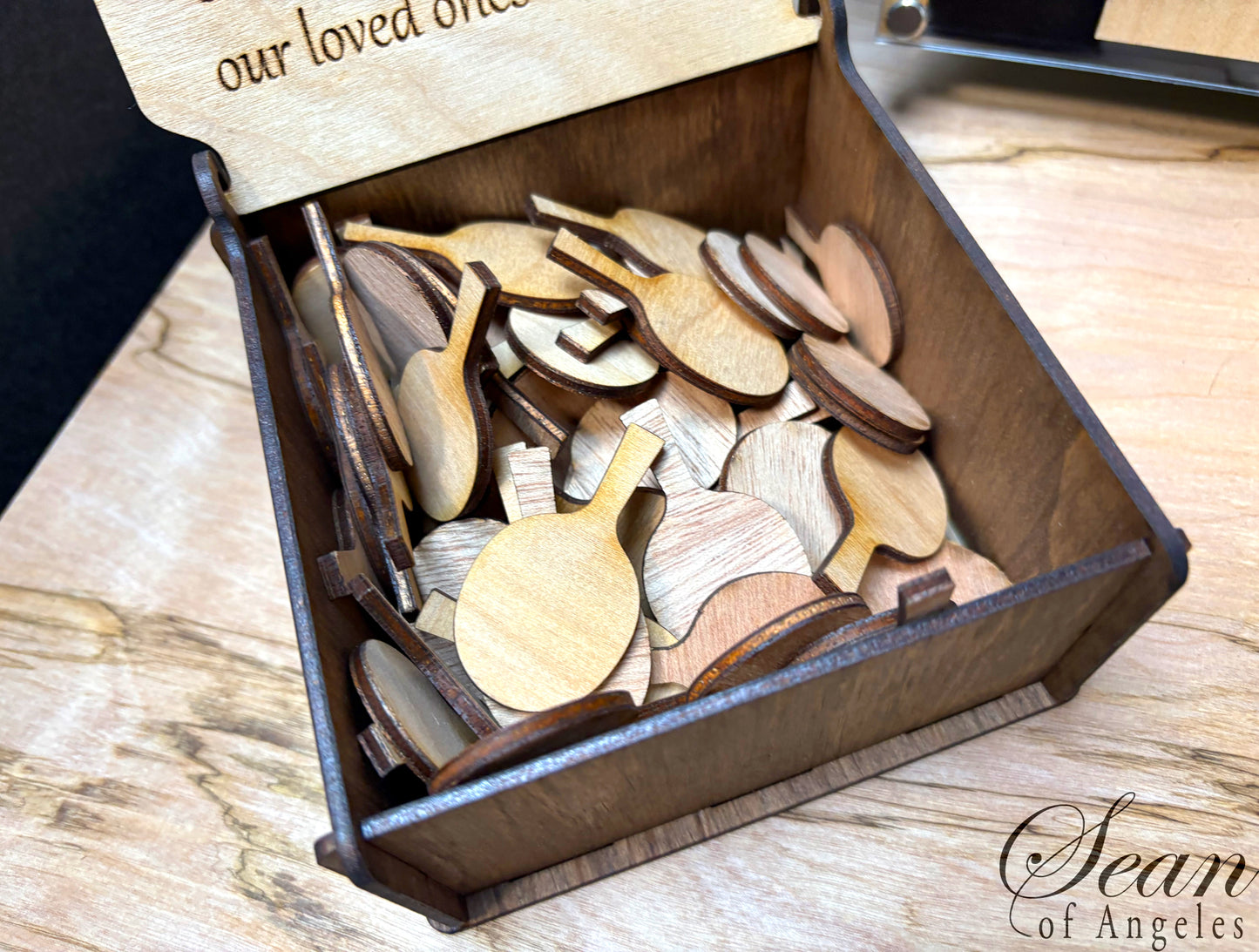 Ping Pong Table Tennis Guest Book