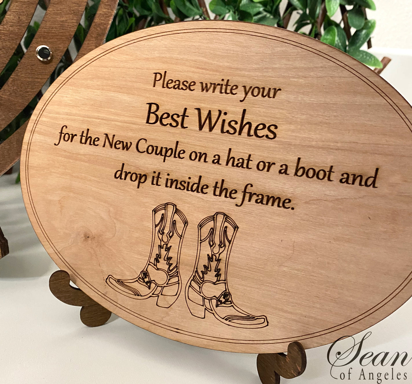 Lucky Cowgirl Guest Book (Horseshoe)
