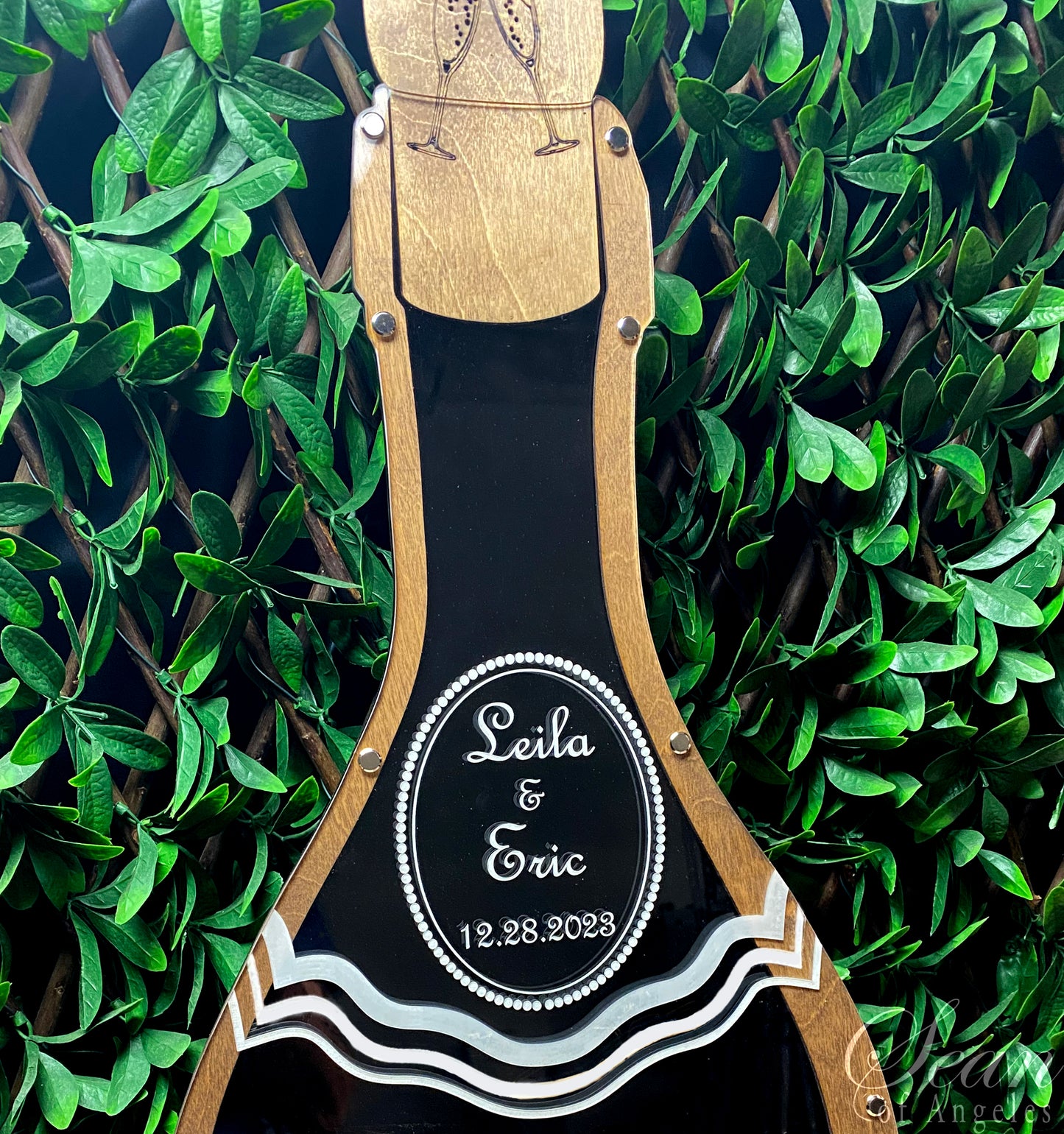 Champagne Bottle Guest Book