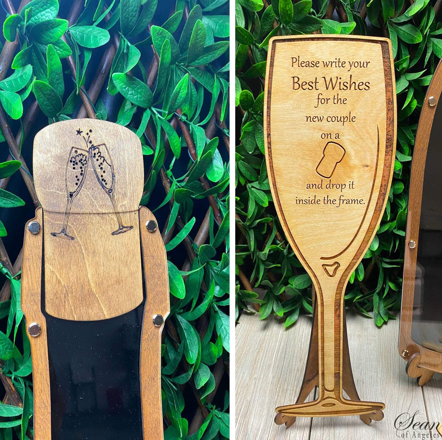Champagne Bottle Guest Book