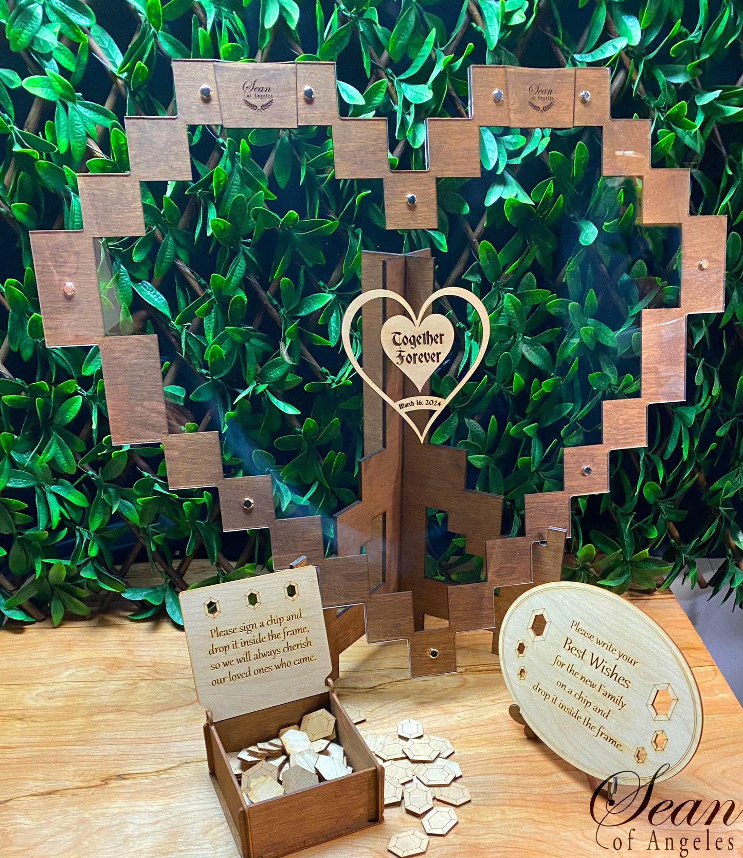 8-BIT HEART Guest Book, Pixel Art, Retro Gaming