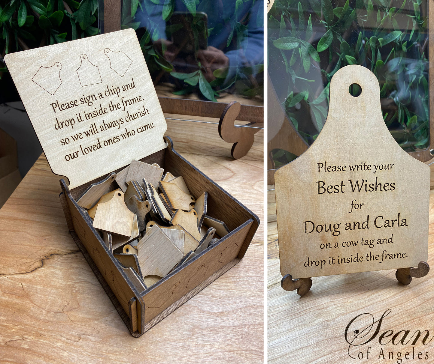 COW EAR TAG Guest Book