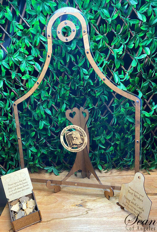 COW EAR TAG Guest Book