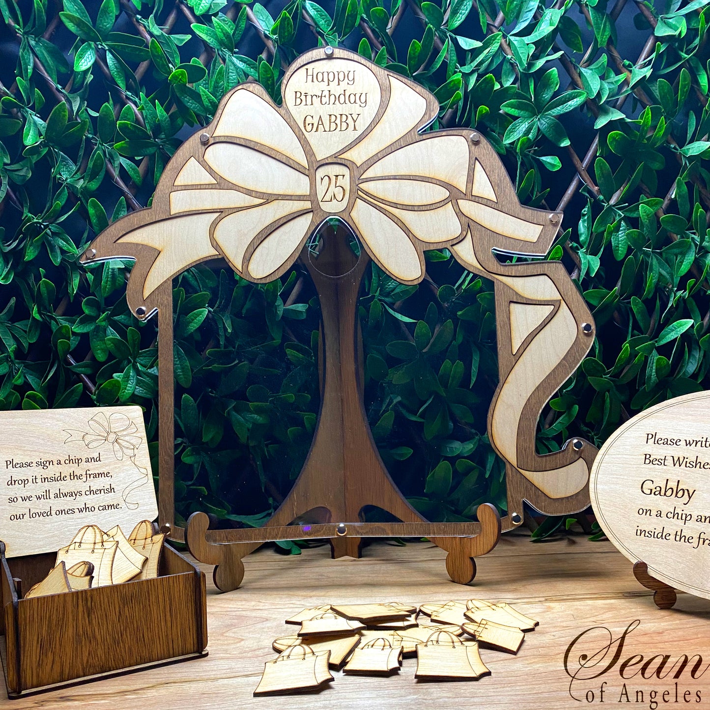 Birthday Gift Box Guest Book
