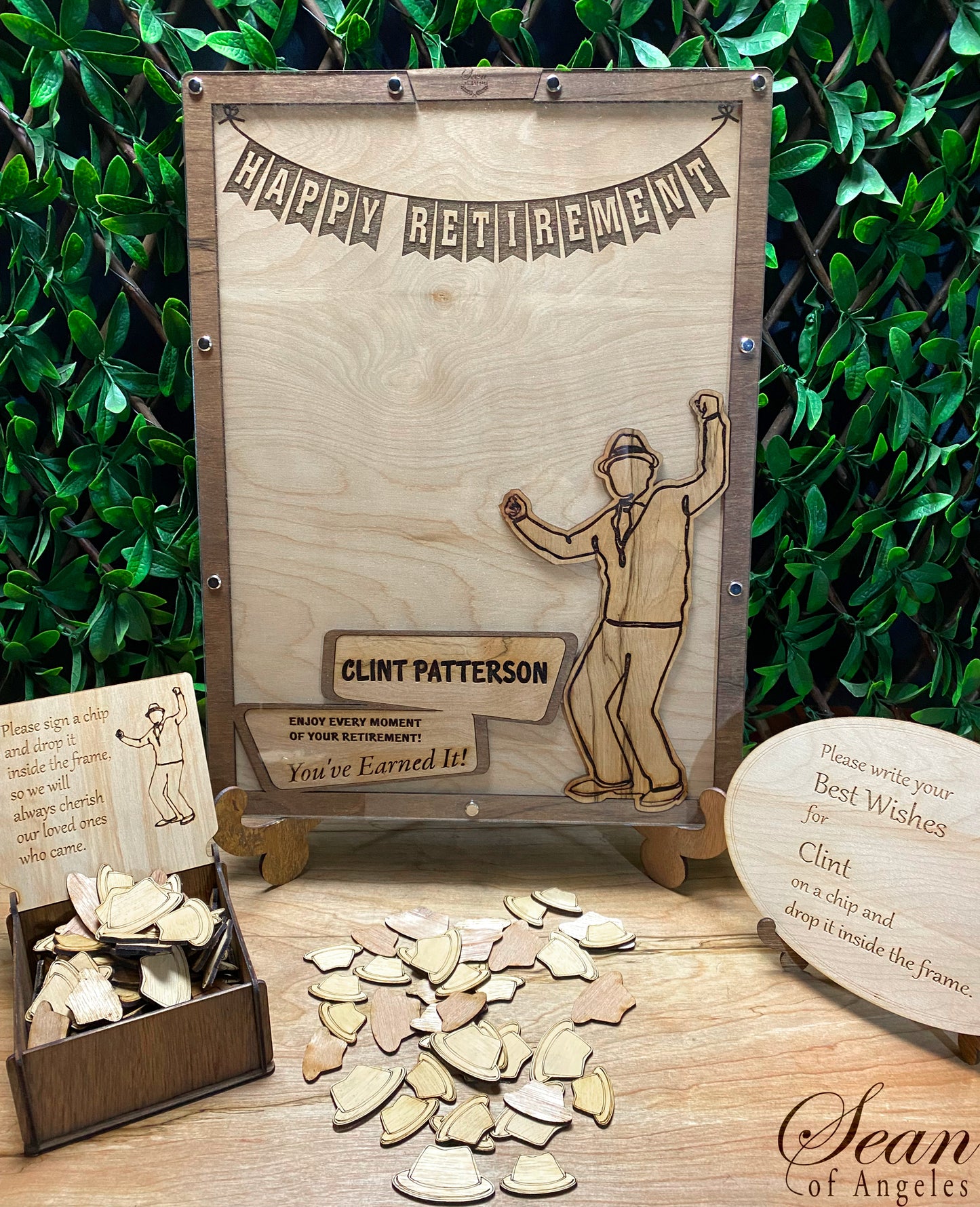 Blissful Retiree Retirement Guest Book