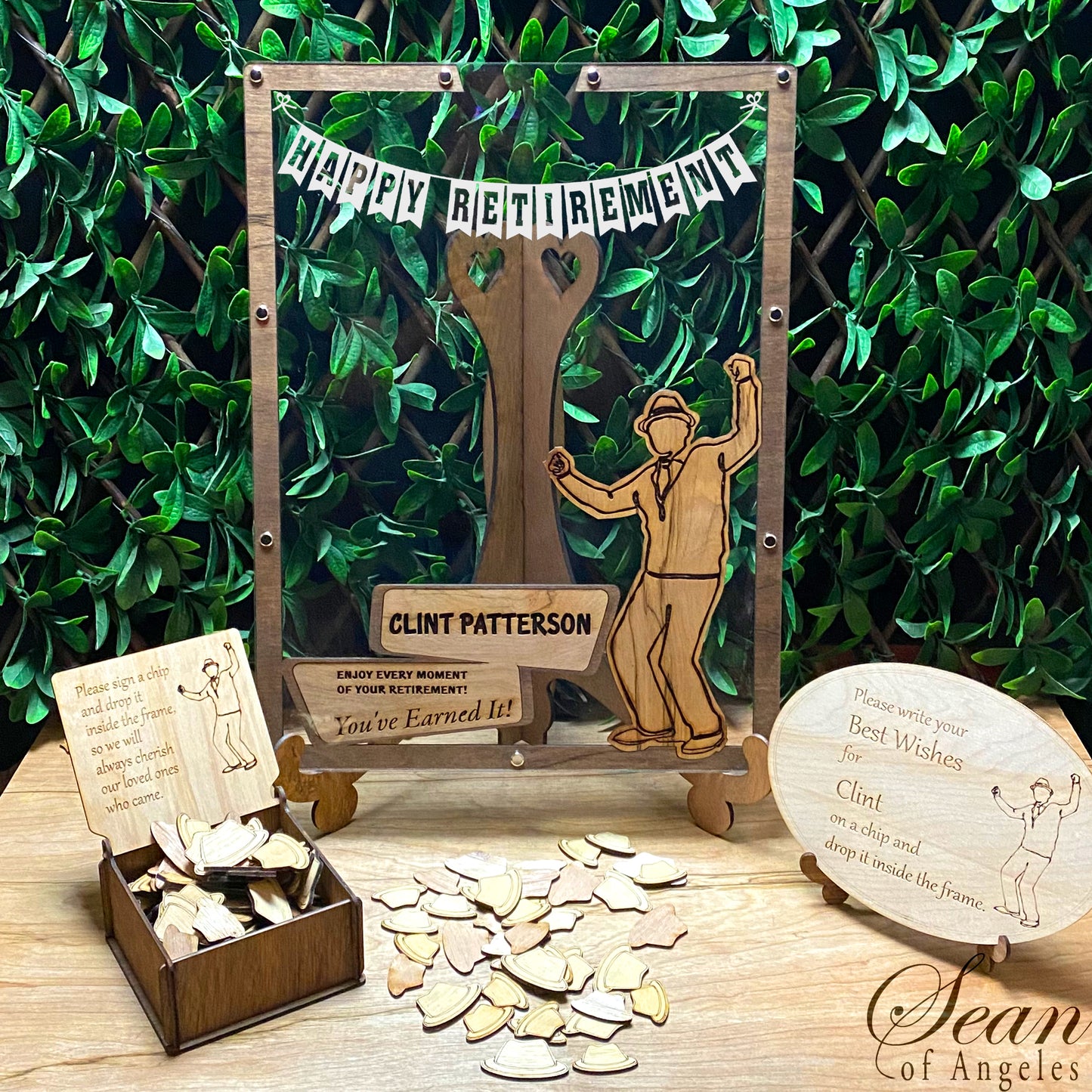Blissful Retiree Retirement Guest Book