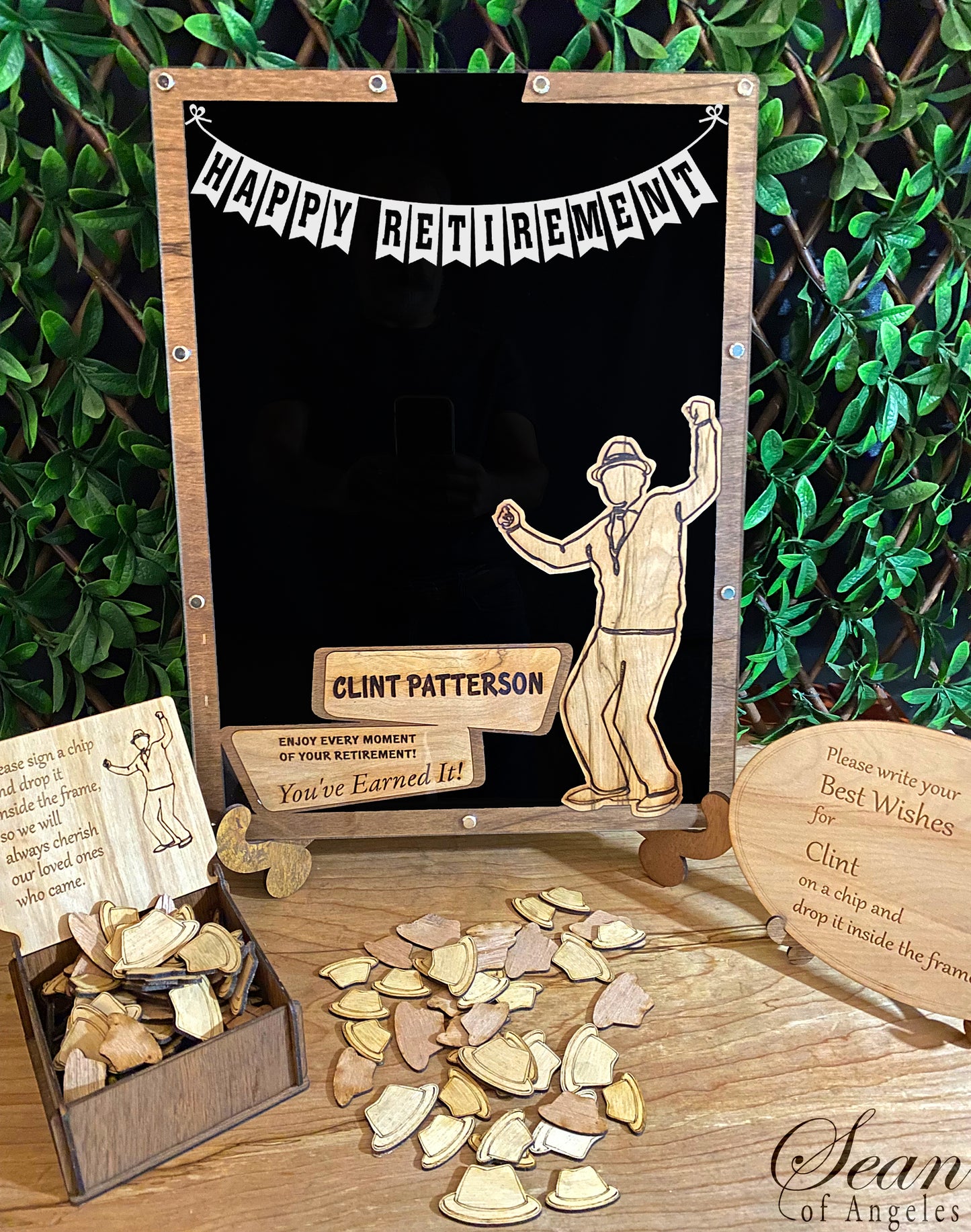 Blissful Retiree Retirement Guest Book