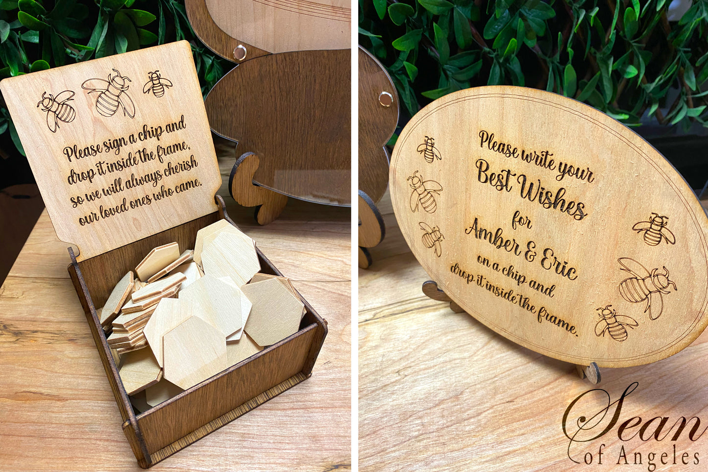Honey Bee Beehive Guest Book
