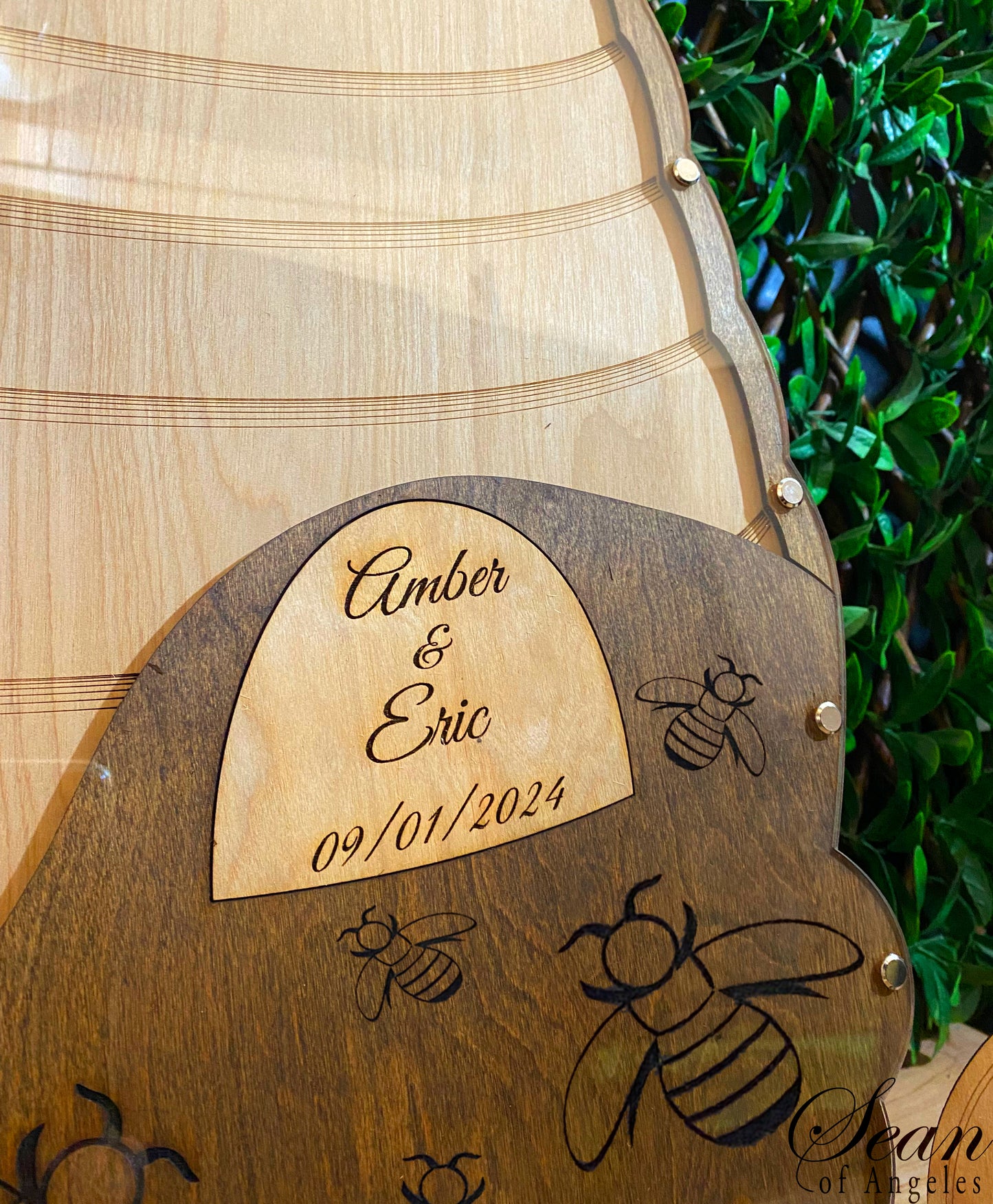 Honey Bee Beehive Guest Book