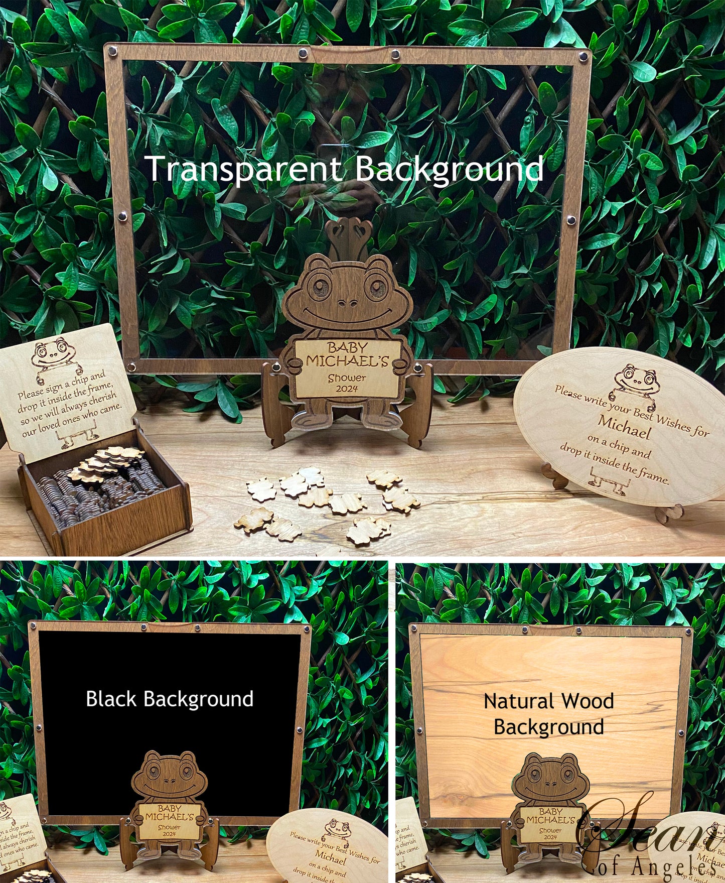 Frog Baby Shower Guest Book