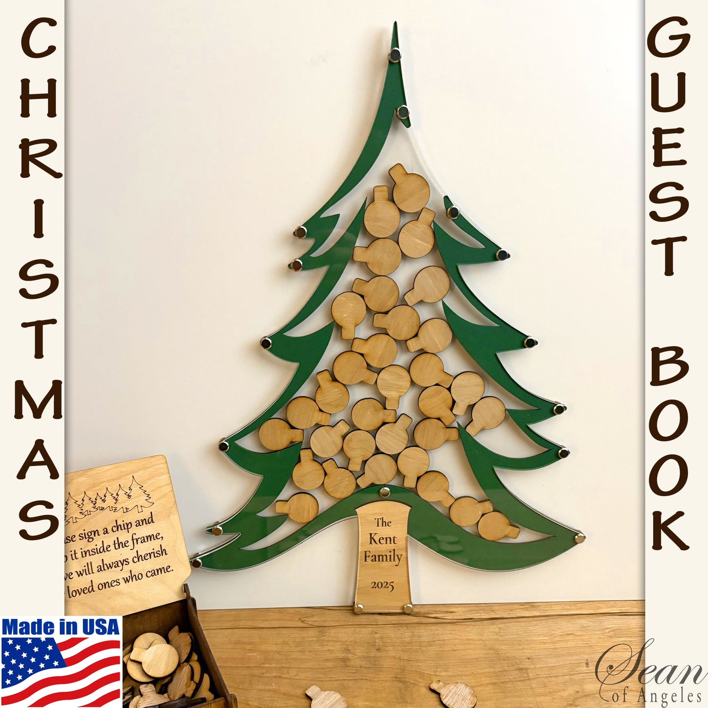 Christmas Tree Guest Book