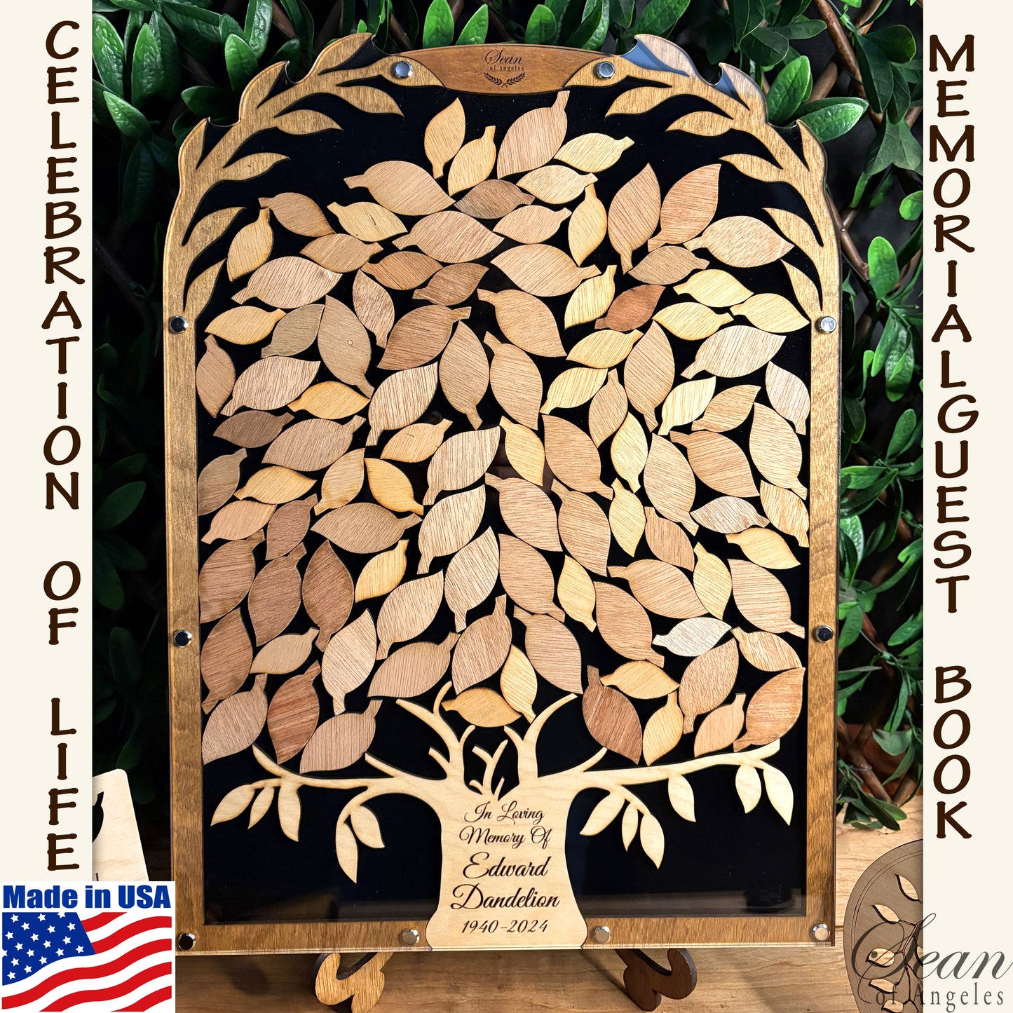 Celebration Of Life Rectangle Guest Book
