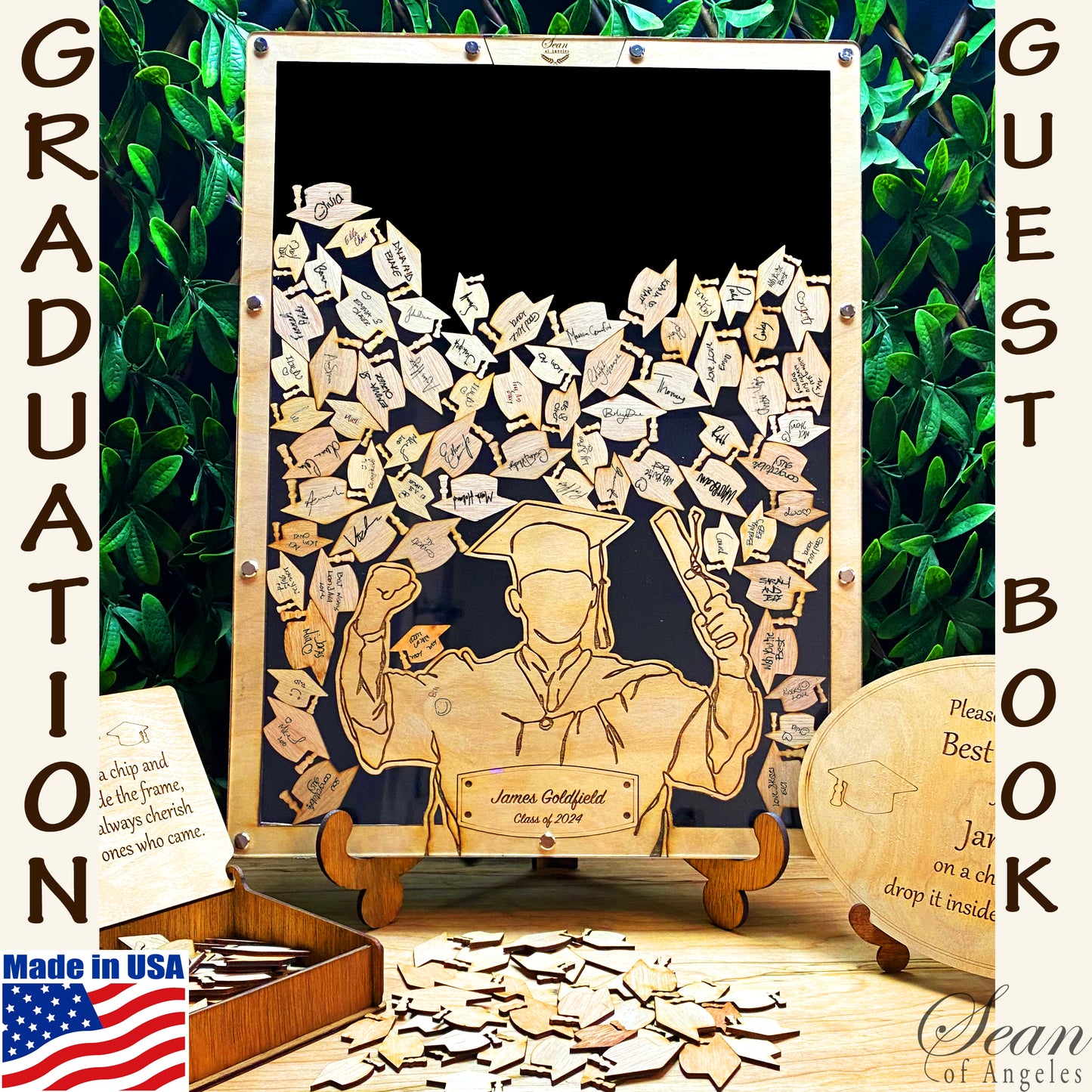 Graduations Guest Book Alternative "Proud Grads"