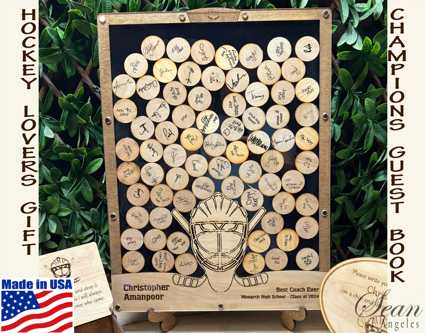 ICE HOCKEY GAULIE HELMET Guest Book