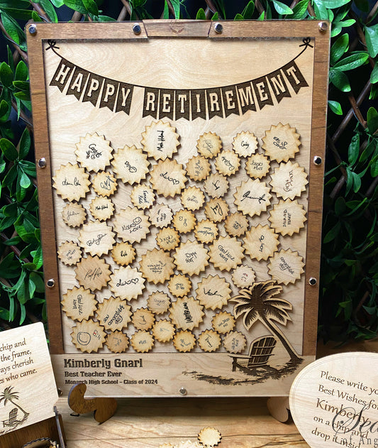 Laid-Back Retiree Retirement Guest Book