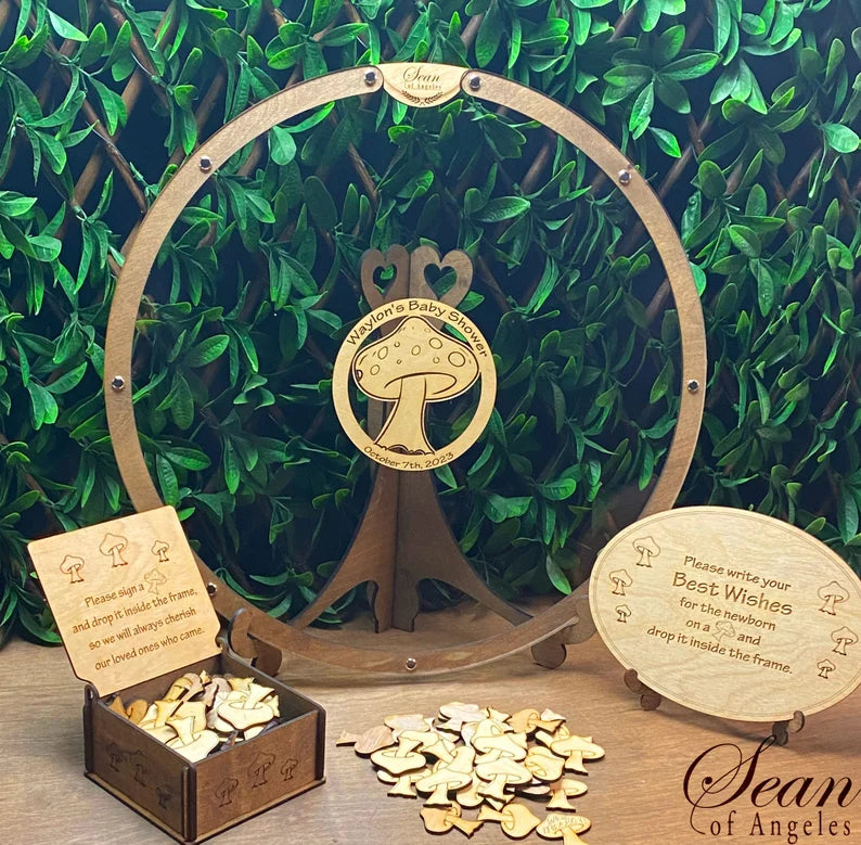 Mushroom Guest Book Alternative