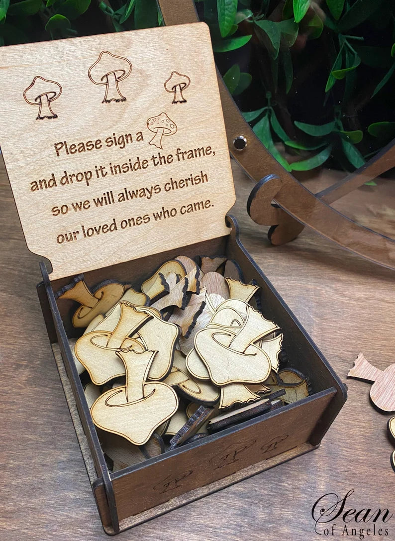 Mushroom Guest Book Alternative