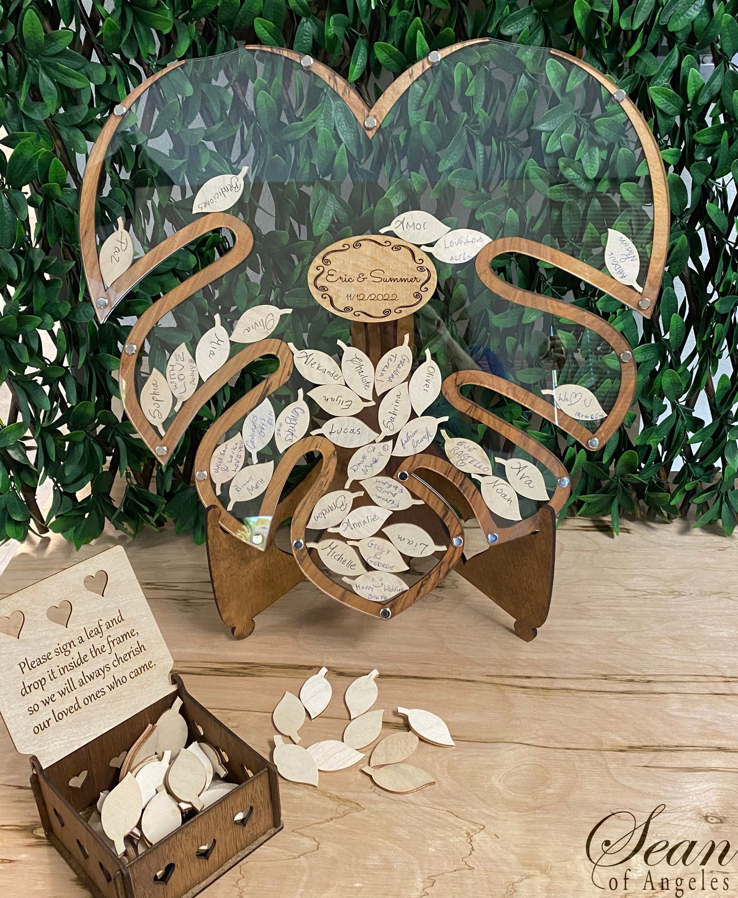 Monstera Leaf Guest Book (Comes With Monstera Leaves Shown In Reviews)