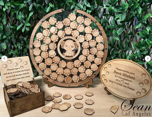 Baby Elephant Guest Book