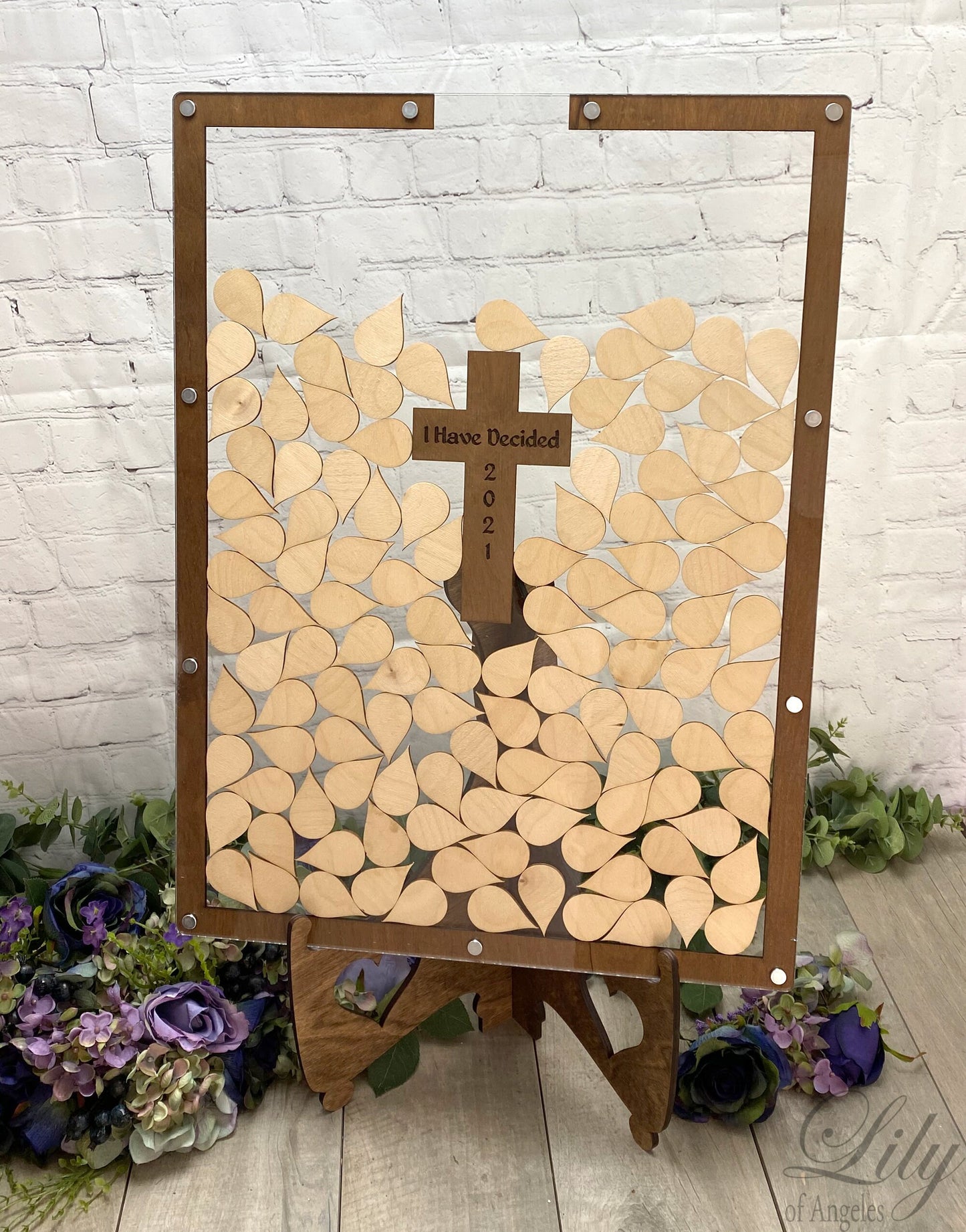 Baptism Guest Book, Church, Cross