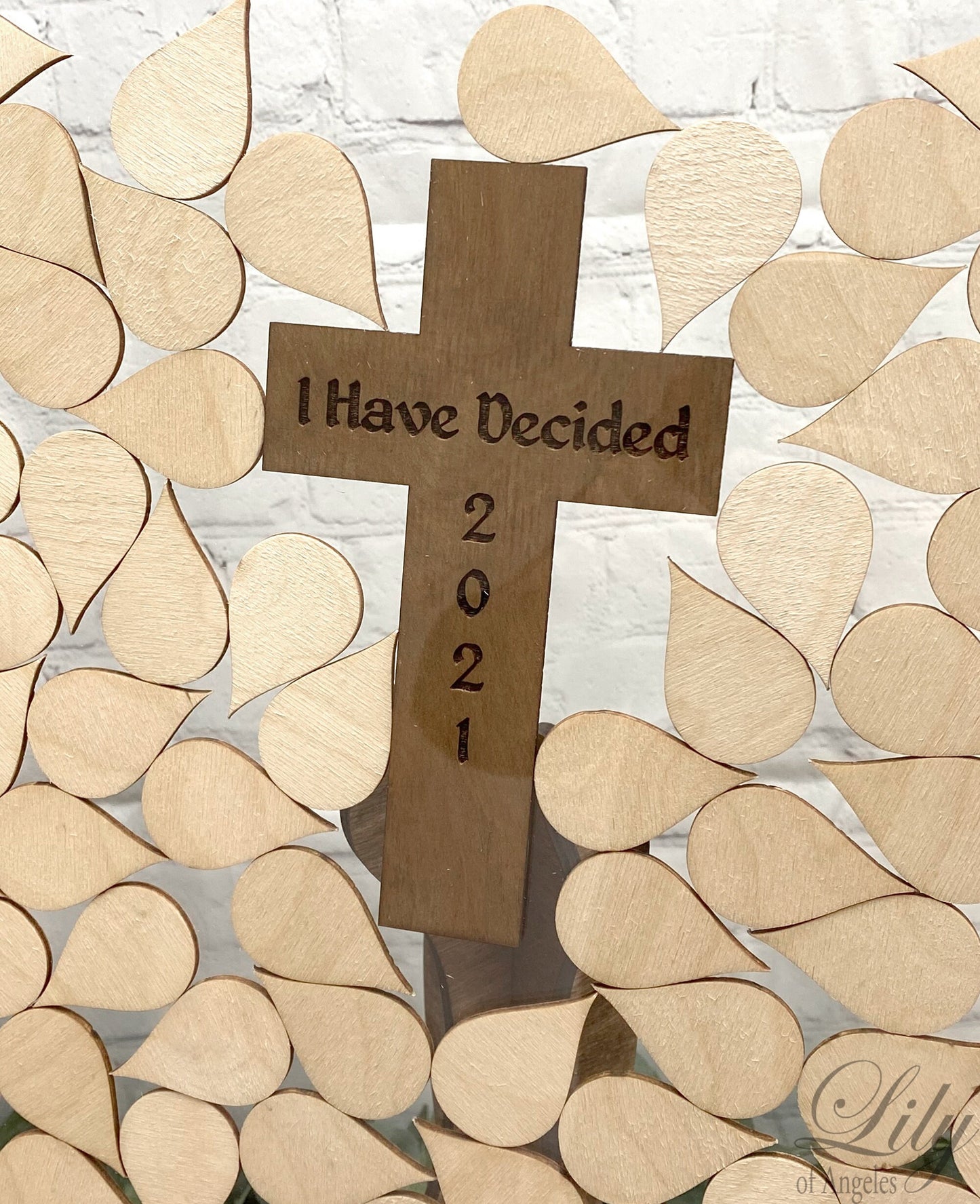 Baptism Guest Book, Church, Cross