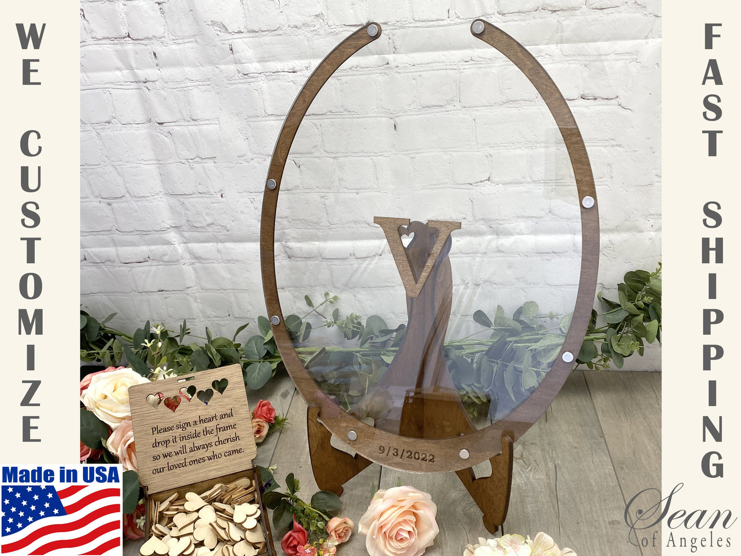 Oval Guest Book