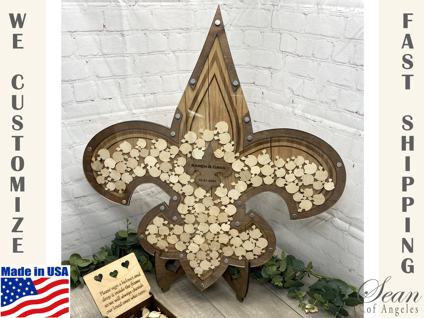 Fleur-De-Lis Football Guest Book