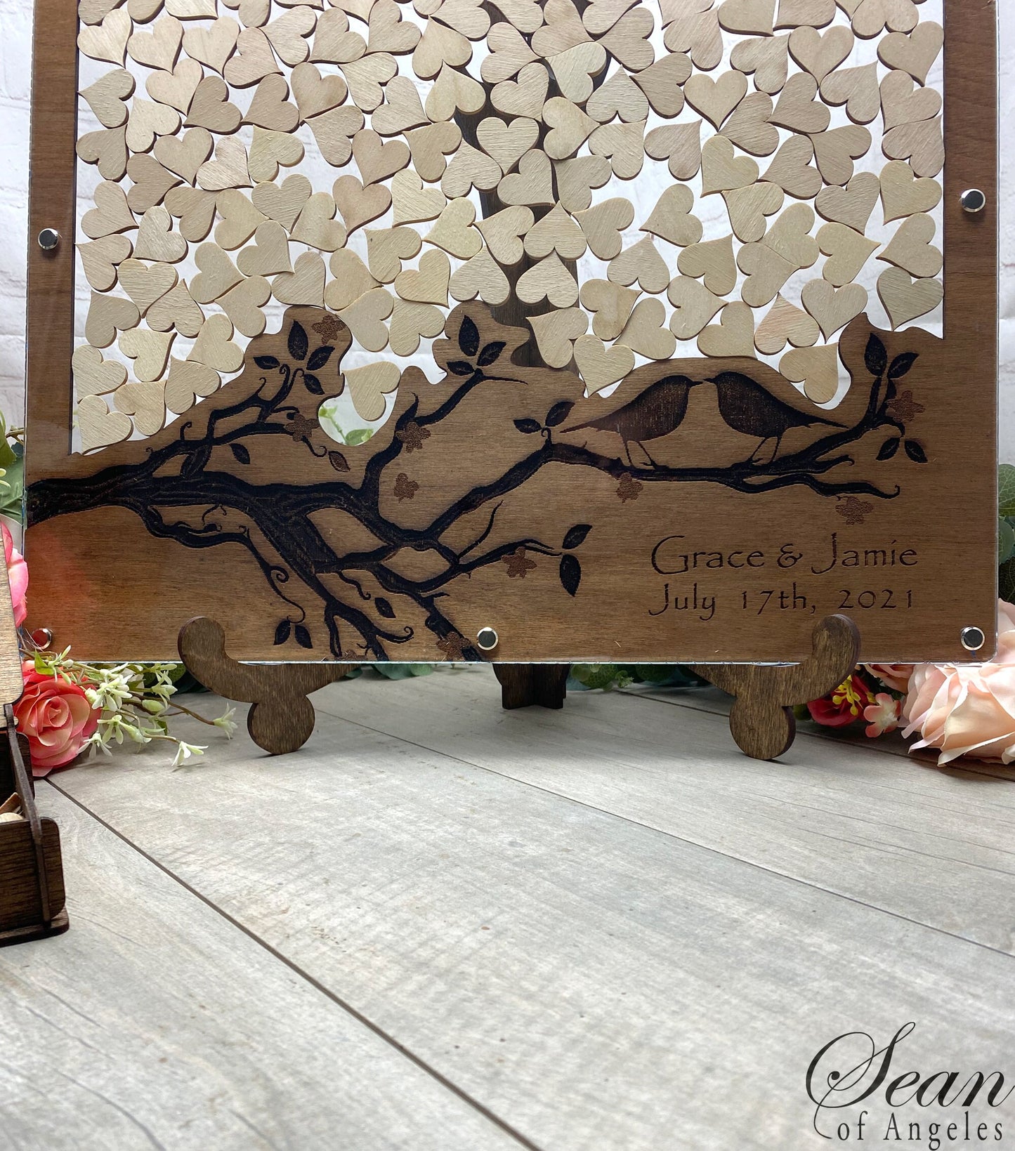 Love Birds Guest Book Alternative