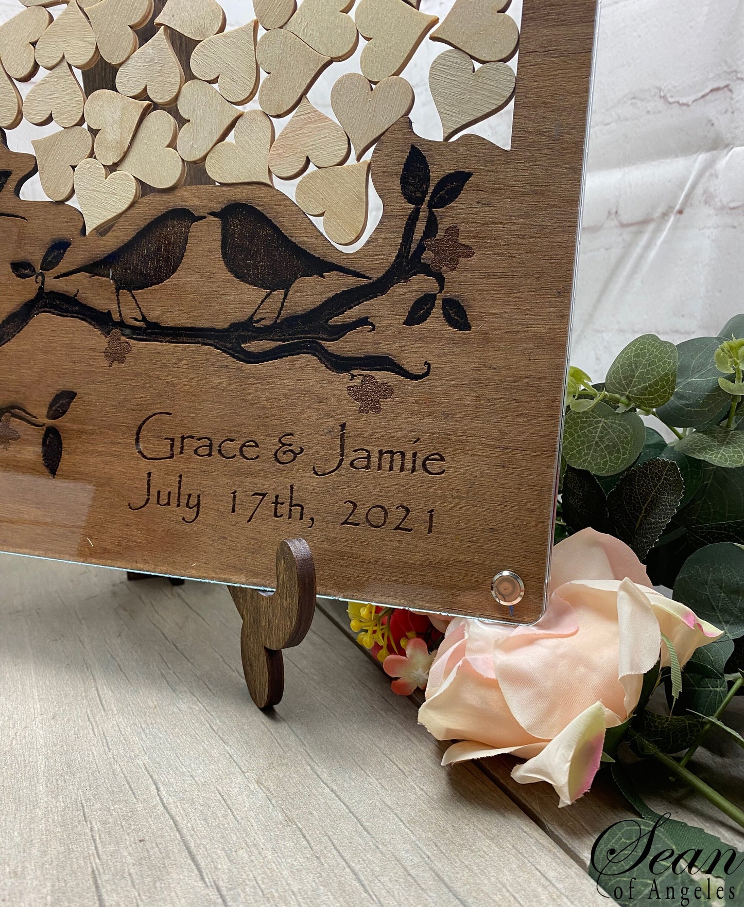 Love Birds Guest Book Alternative