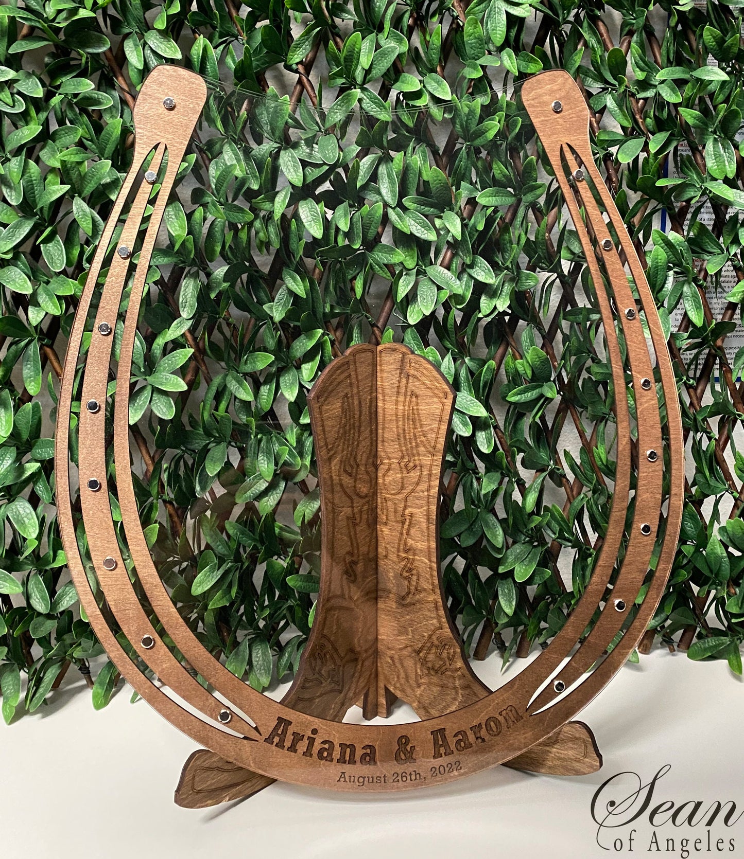 Lucky Cowgirl Guest Book (Horseshoe)