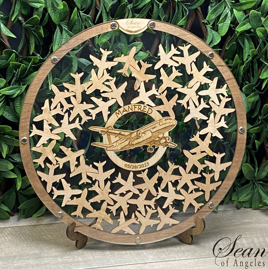 Jumbo Plane Guest Book Alternative