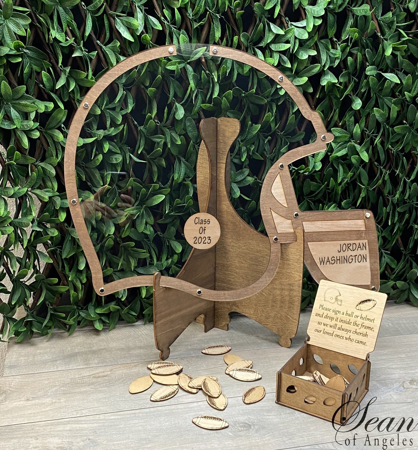 Champions Helmet Guest Book