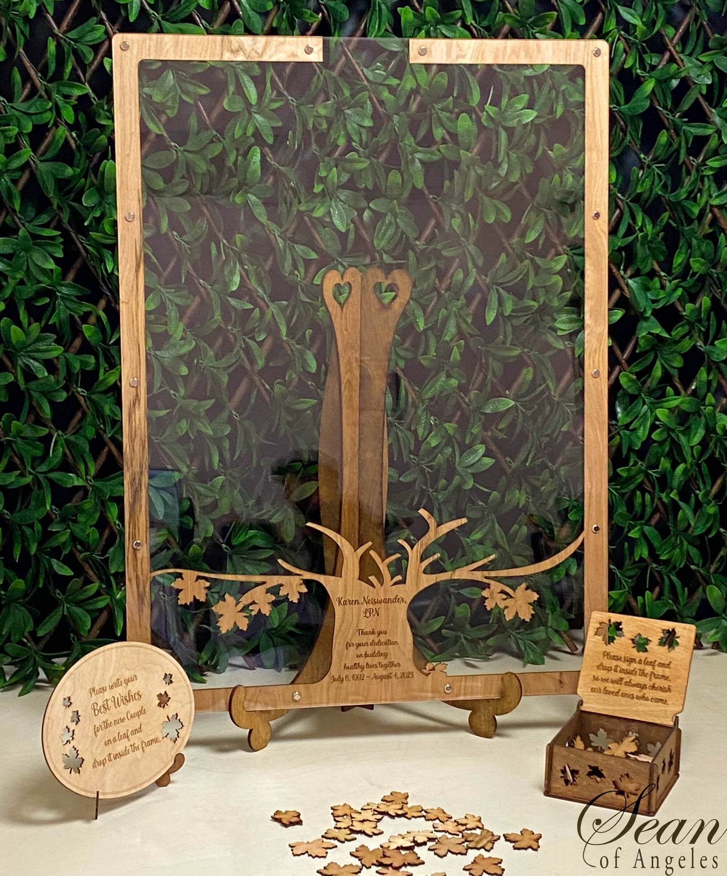 Maple Tree Rectangle Guest Book