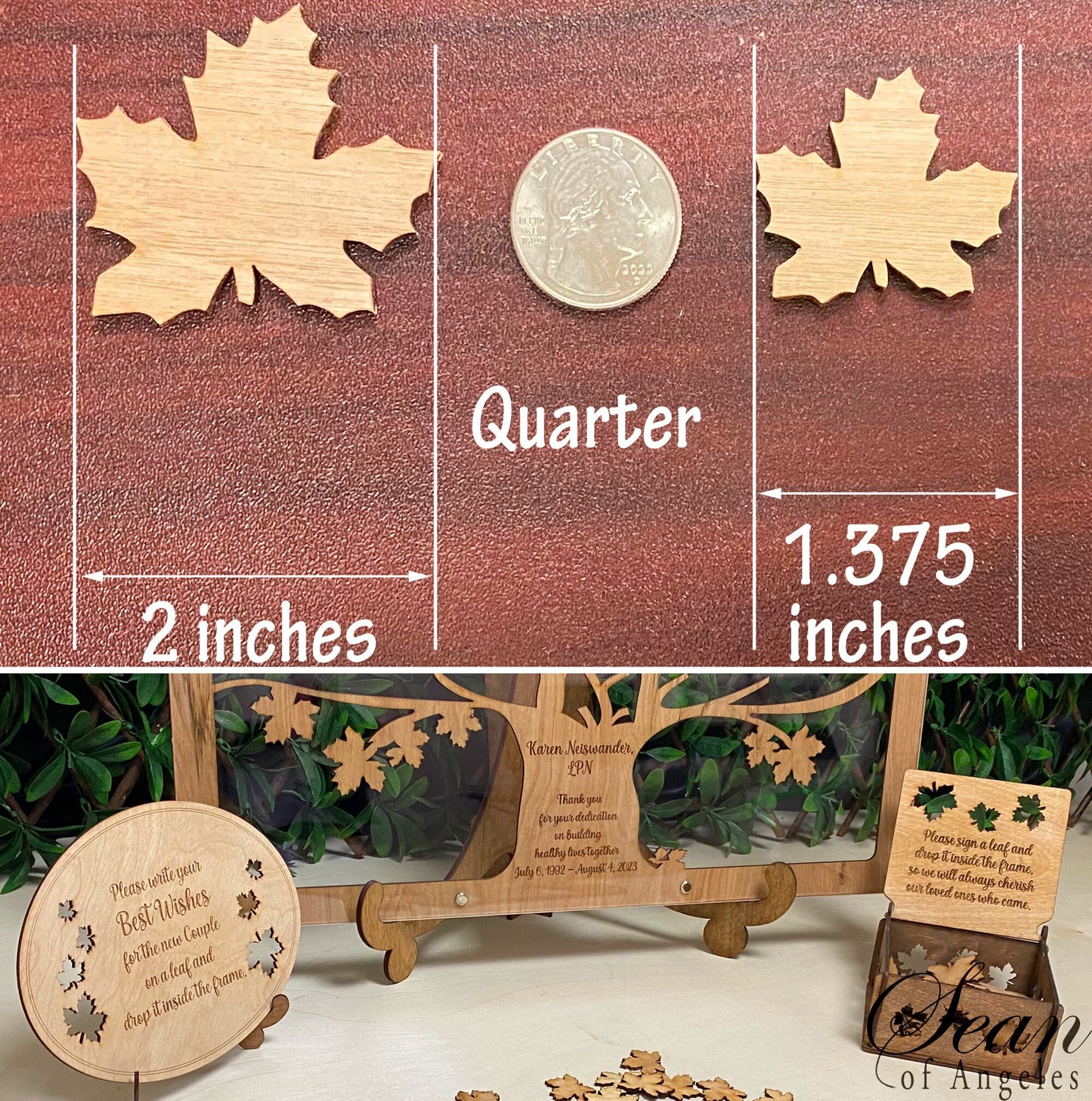 Maple Tree Rectangle Guest Book
