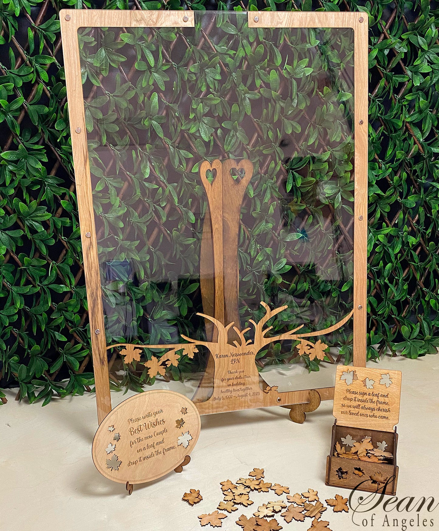 Maple Tree Rectangle Guest Book