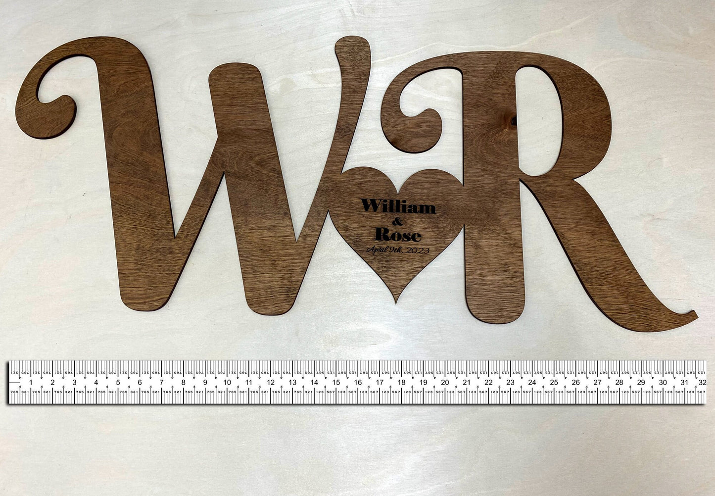 Initials Monogram Guest Book