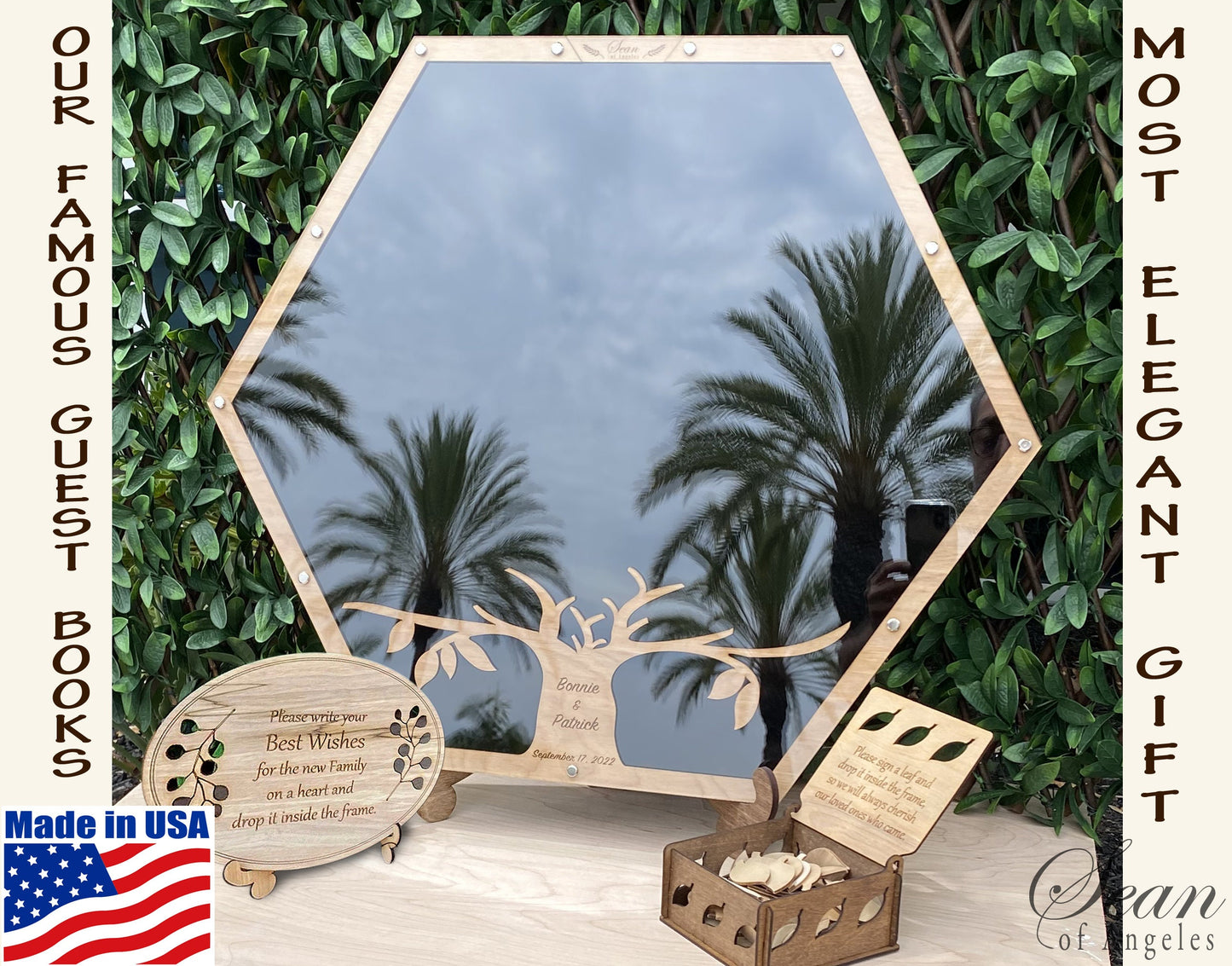 Hexagon Tree Guest Book