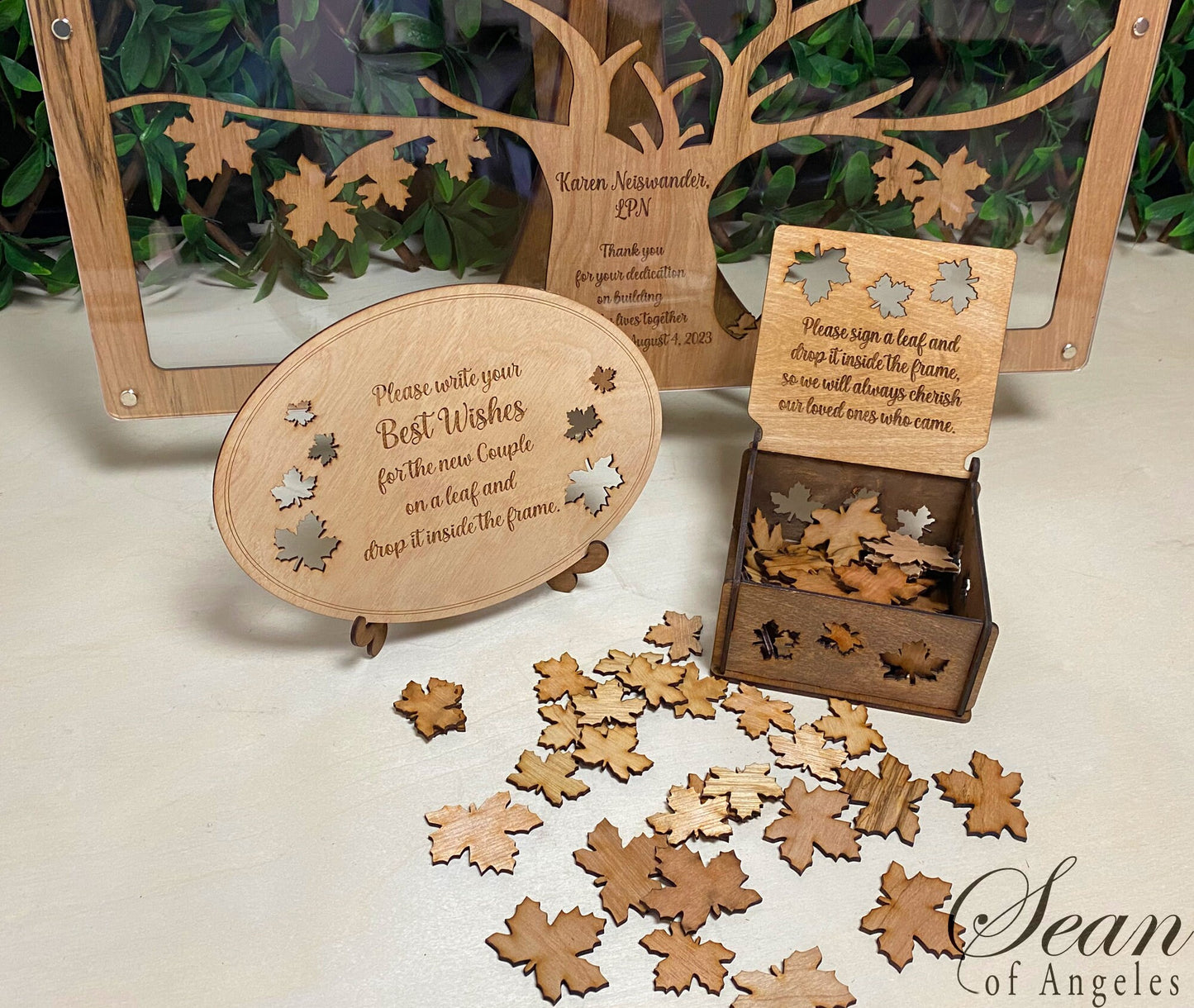 Maple Tree Rectangle Guest Book