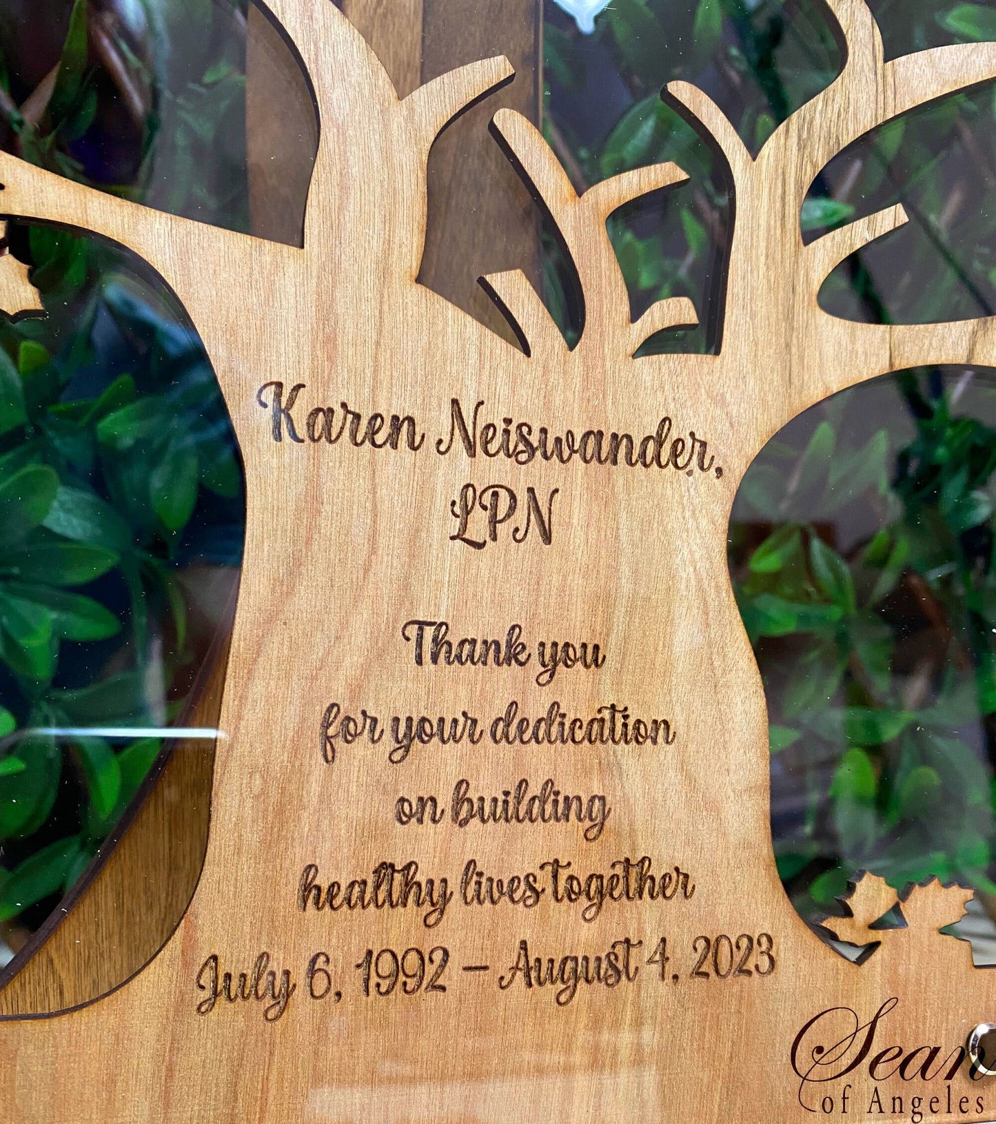 Maple Tree Rectangle Guest Book