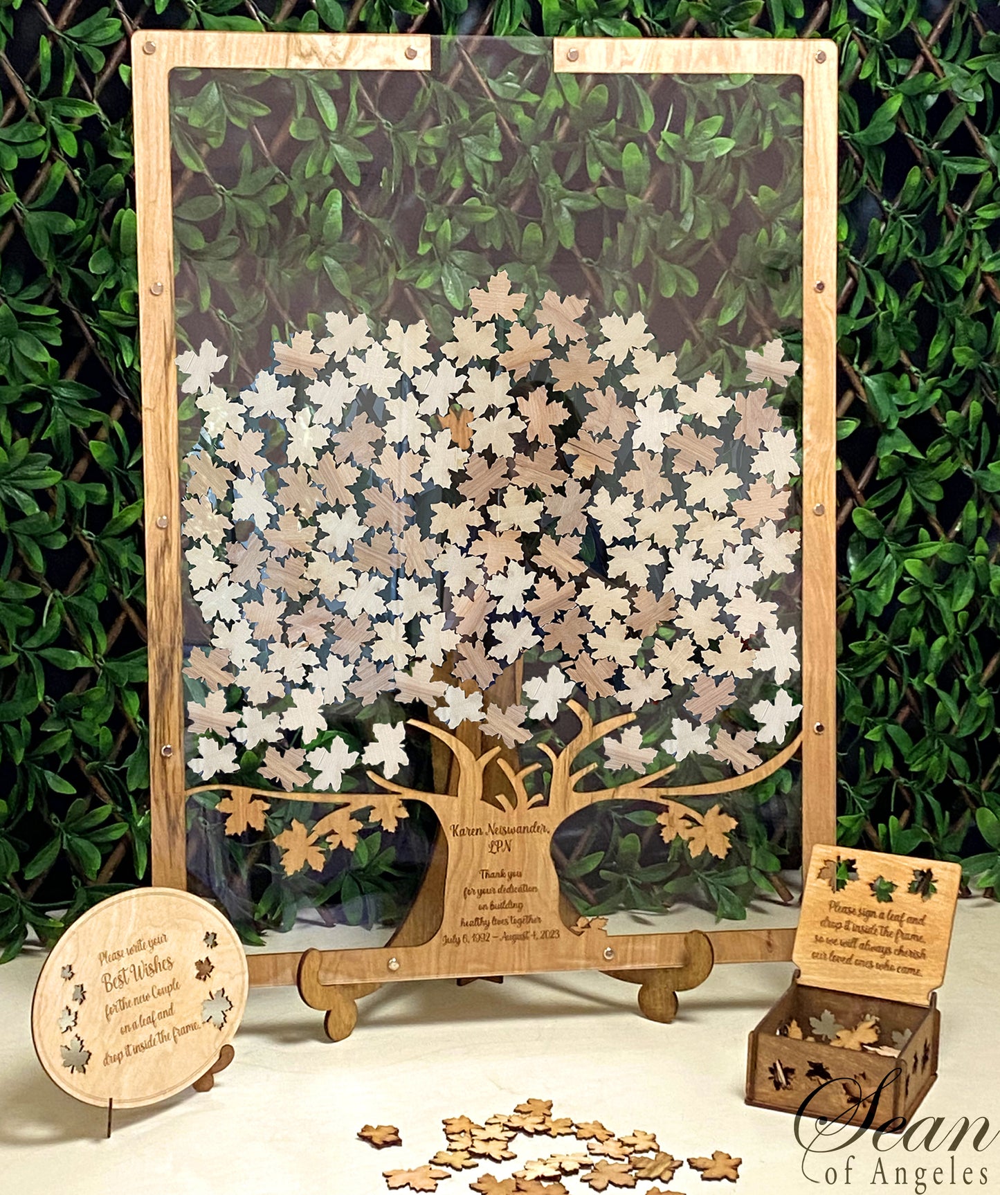 Maple Tree Rectangle Guest Book