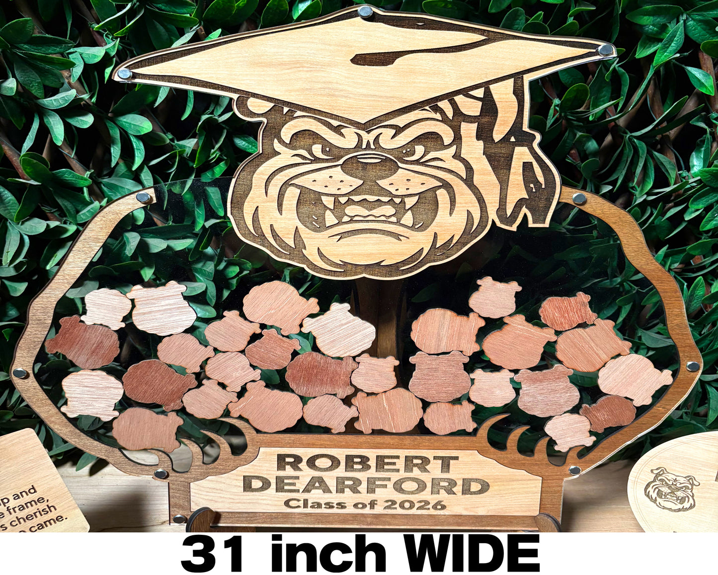 BULLDOG Graduations Guest Book Alternative