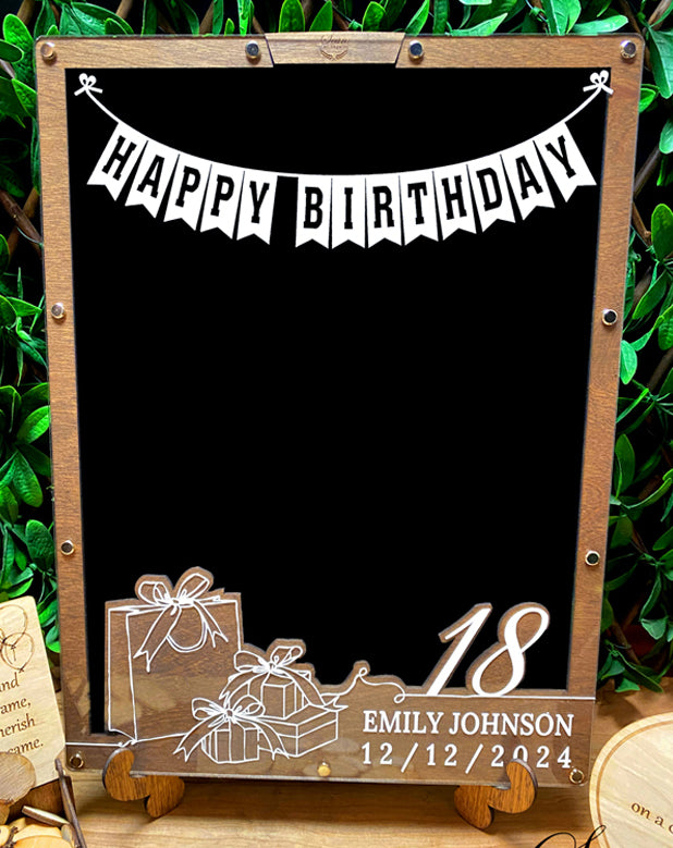 Birthday Banner Guest Book