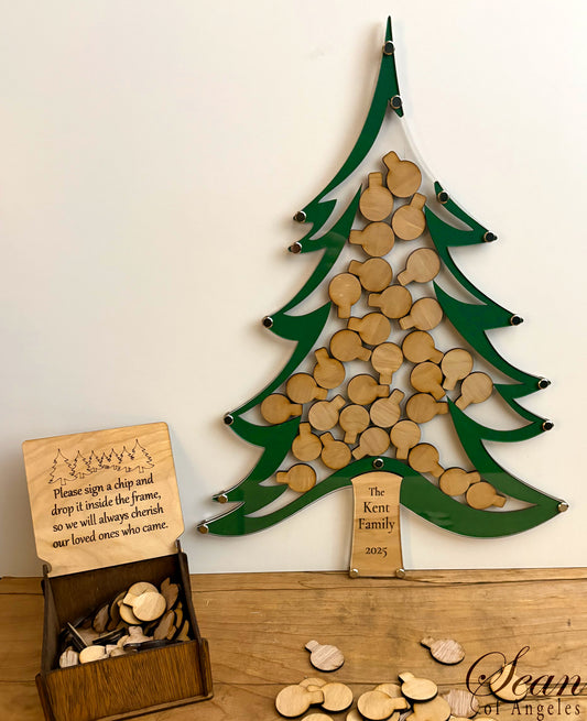 Christmas Tree Guest Book