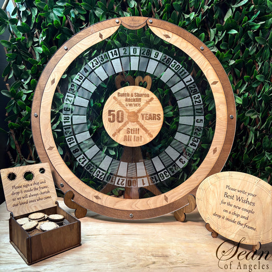 Wheel of Wishes Roulette Guest Book